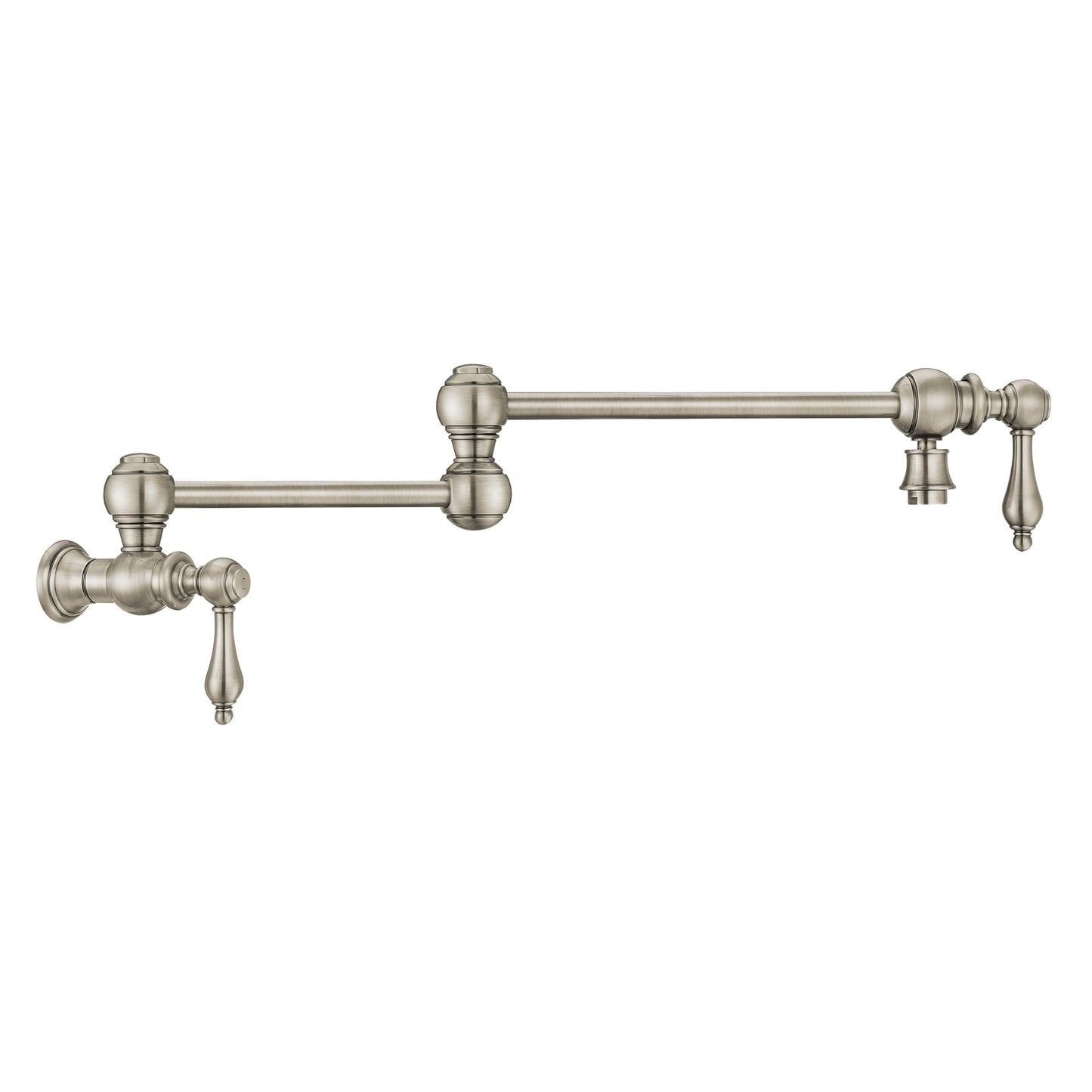 Vintage III Plus  Wall Mount Retractable Swing Spout Pot Filler with Lever Handles