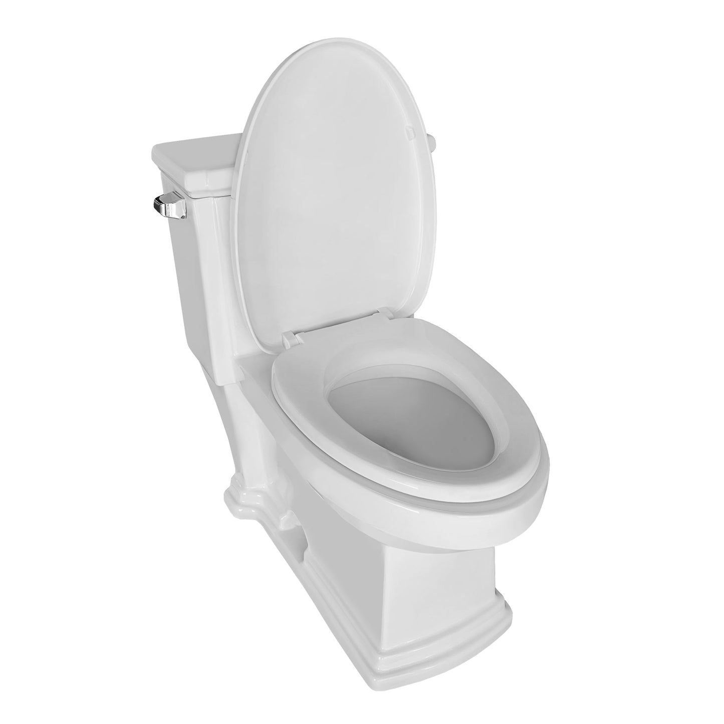 Magic Flush Eco-Friendly One Piece Single Flush Toilet with  Elongated Bowl, and a 1.28 GPF capacity
