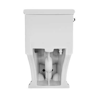 Magic Flush Eco-Friendly One Piece Single Flush Toilet with  Elongated Bowl, and a 1.28 GPF capacity