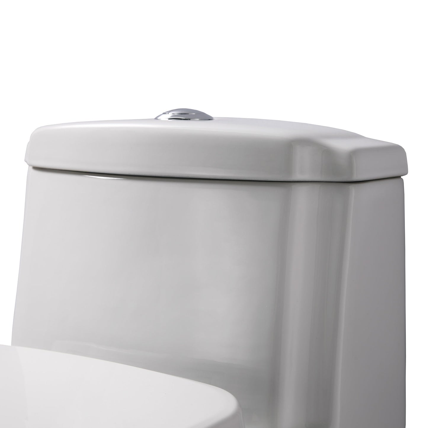 Magic Flush Eco-Friendly One Piece Toilet with a Siphonic Action Dual Flush System,  Elongated Bowl, 1.6/1.1 GPF and WaterSense Certified