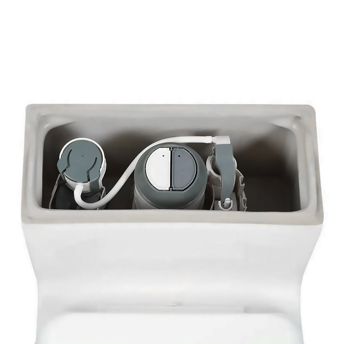 Magic Flush Eco-Friendly One Piece Toilet with a Siphonic Action Dual Flush System,  Elongated Bowl, 1.6/1.1 GPF and WaterSense Certified