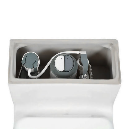 Magic Flush Eco-Friendly One Piece Toilet with a Siphonic Action Dual Flush System,  Elongated Bowl, 1.6/1.1 GPF and WaterSense Certified
