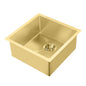 Noah Plus 16 gauge Single Bowl Linen Textured Dual-Mount Sink Set