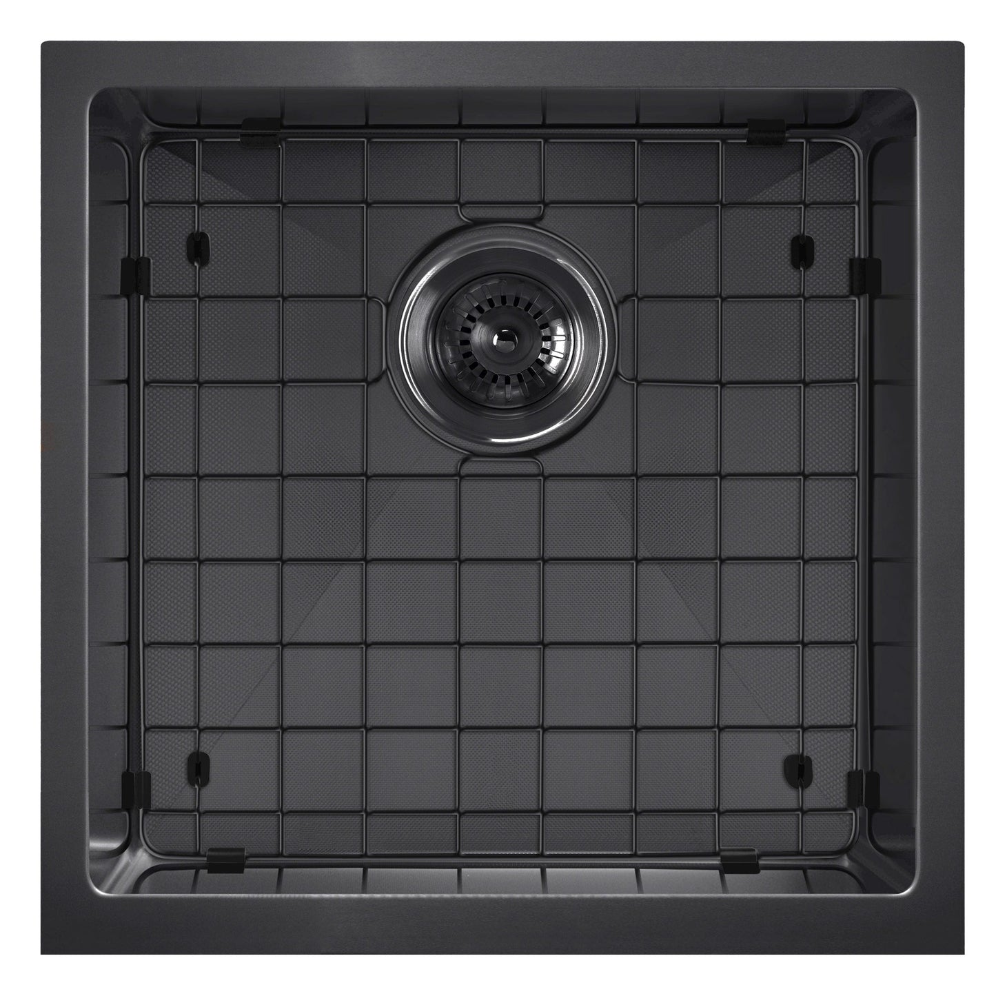 Noah Plus 16 gauge Single Bowl Linen Textured Dual-Mount Sink Set