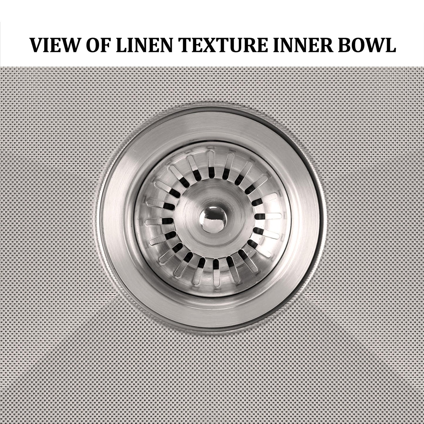 Noah Plus 16 gauge Single Bowl Linen Textured Dual-Mount Sink Set