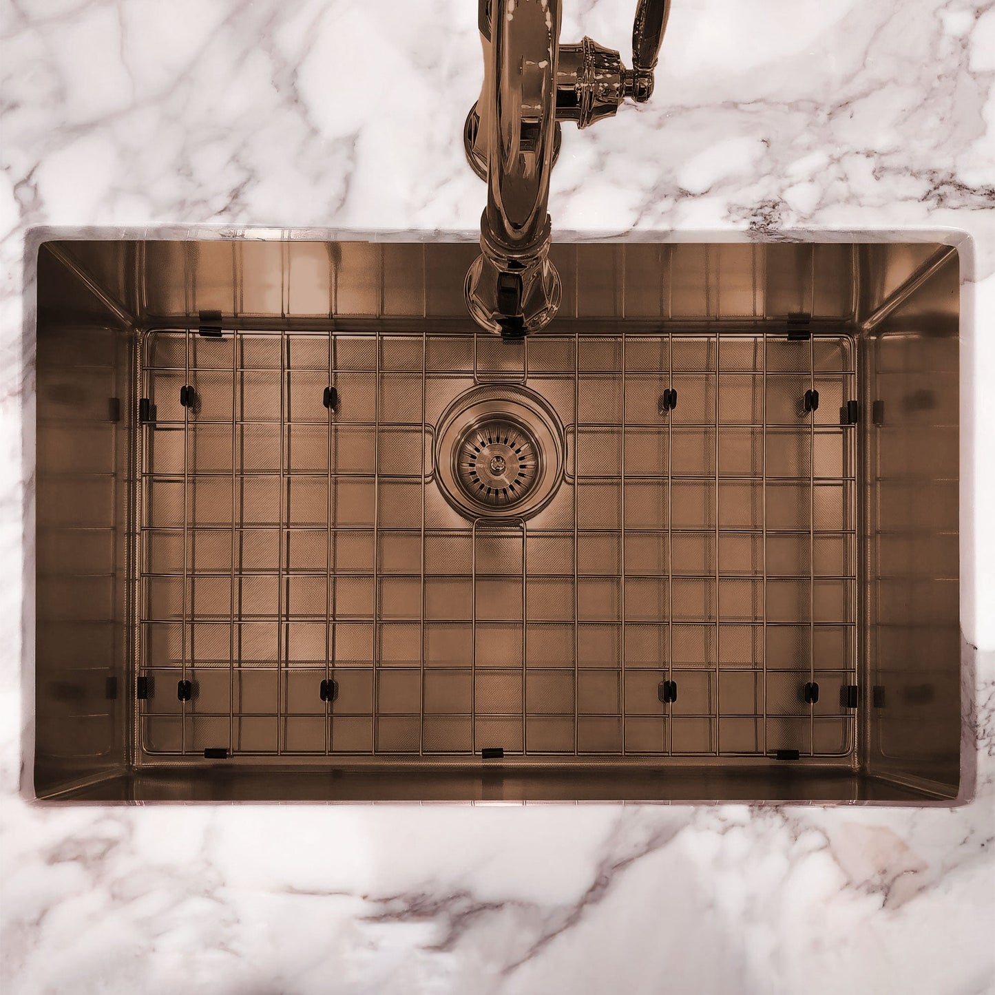 Noah Plus 16 gauge Single Bowl Linen Textured Dual-Mount Sink Set