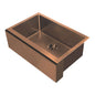 Noah Plus 16 gauge Single Bowl Undermount Sink Set with a seamless customized front Apron