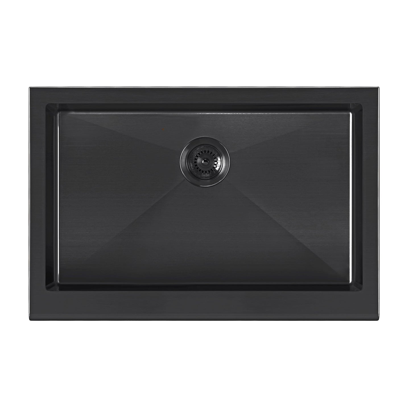 Noah Plus 16 gauge Single Bowl Undermount Sink Set with a seamless customized front Apron