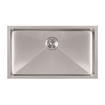 Noah Plus Heavy Duty, 6 Gauge frame, Single Bowl Dual-Mount Sink Set