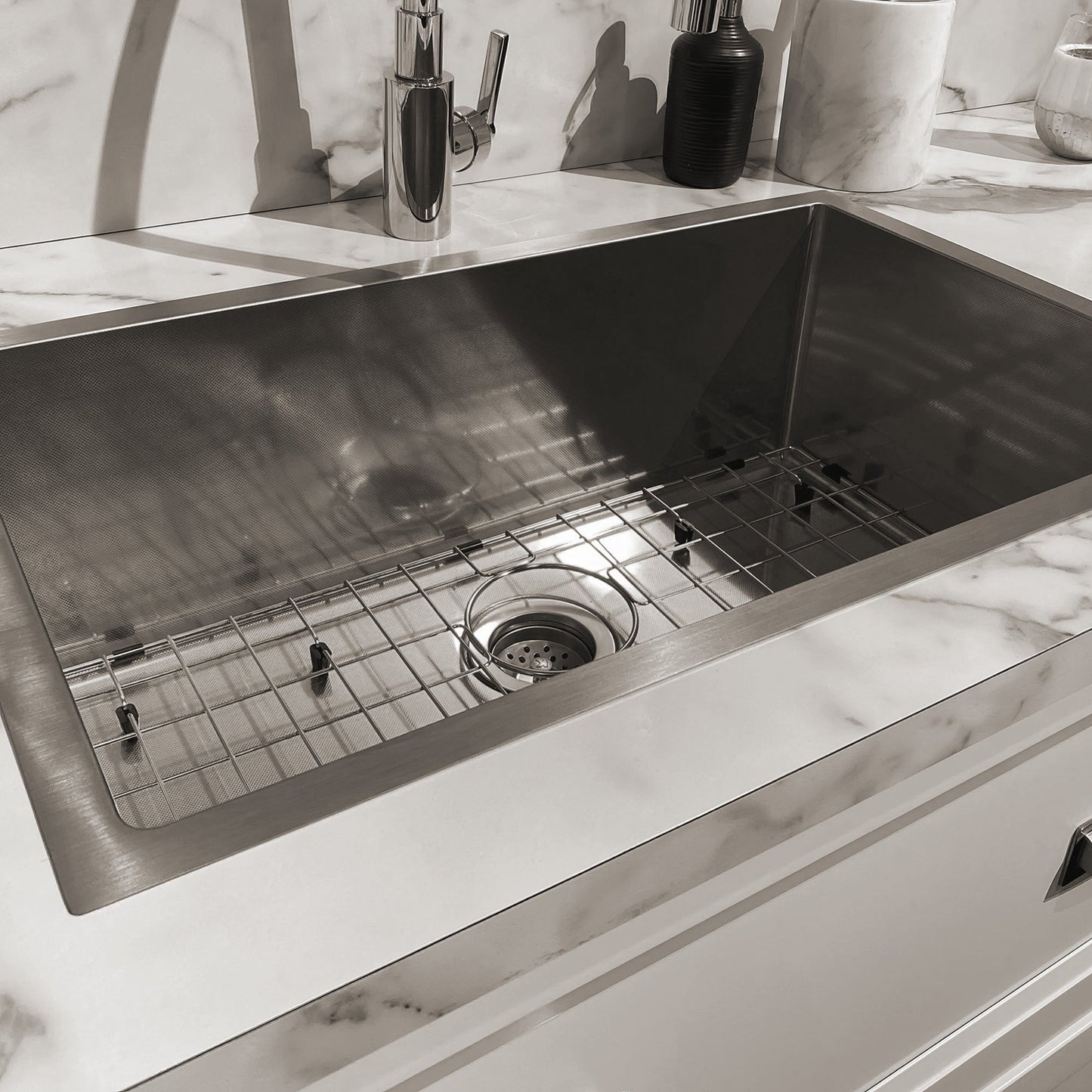 Noah Plus Heavy Duty, 6 Gauge frame, Single Bowl Dual-Mount Sink Set