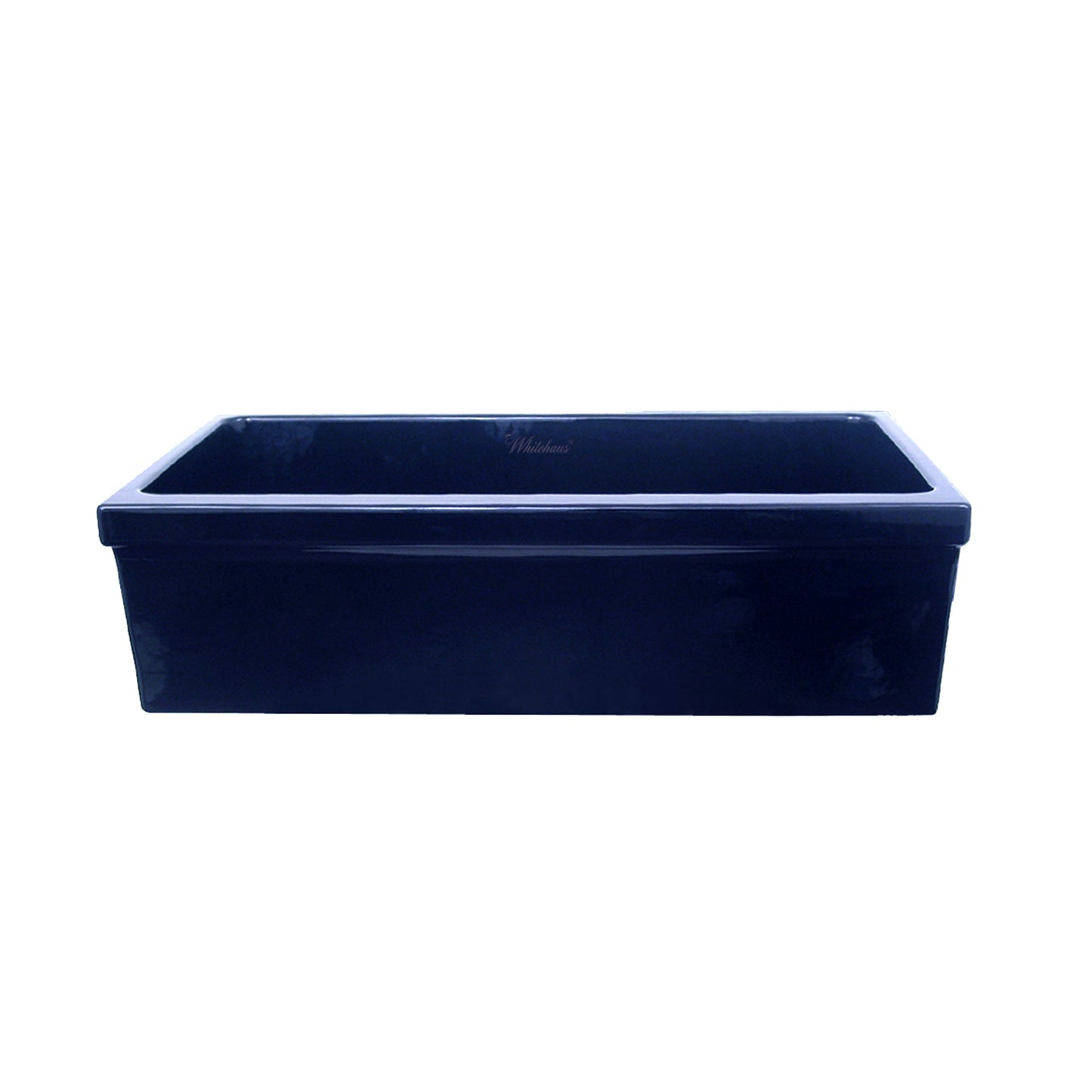 Farmhaus Fireclay Quatro Alcove Reversible Sink with Decorative 2 ½" Lip on One Side and 2" Lip on the Opposite Side