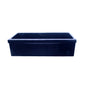 Farmhaus Fireclay Quatro Alcove Reversible Sink with Decorative 2 ½" Lip on One Side and 2" Lip on the Opposite Side