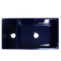 Farmhaus Fireclay Quatro Alcove Large Reversible Sink and Small Bowl with Decorative 2 ½" Lip on Both Sides