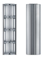 Medicinehaus Double Door, Vertical Column, Wall Mount Storage Cabinet