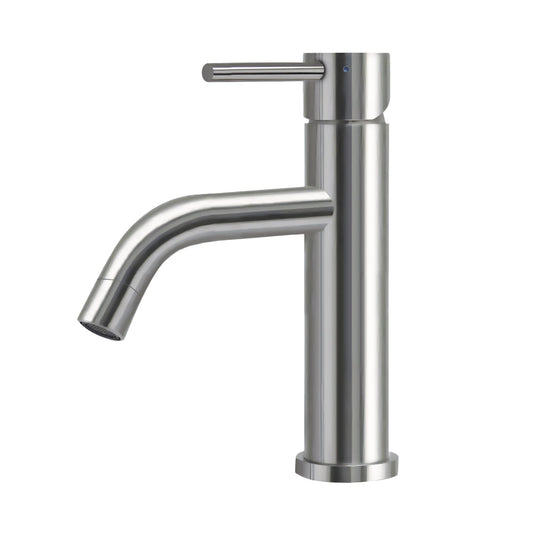 Waterhaus Lead-Free Solid Stainless Steel Single lever Elevated Lavatory Faucet