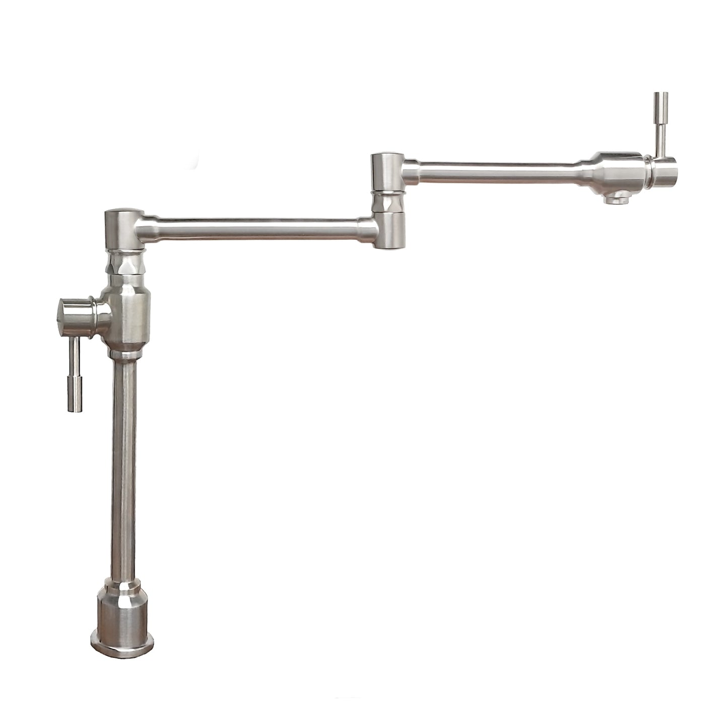 Waterhaus Lead Free, Solid Stainless Steel Deck Mount Pot Filler