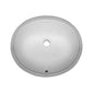 Isabella Plus Collection 16 inch Oval Undermount basin with overflow and rear center drain