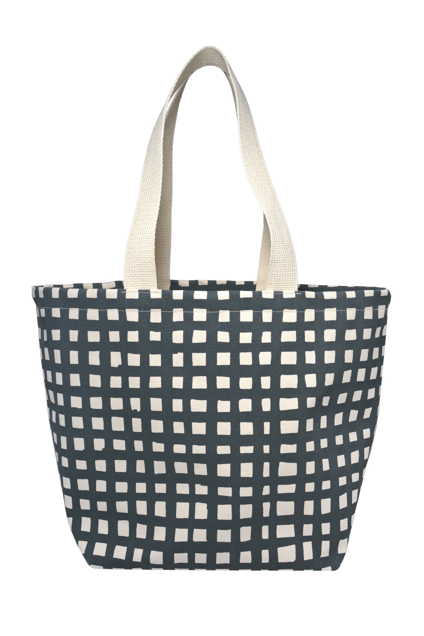 Grid Wide Tote