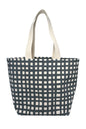 Grid Wide Tote