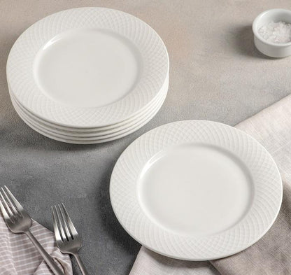 Fine Julia Porcelain 24 Piece Dinnerware Set For 6 | Dinnerware | Kitchen + Metal