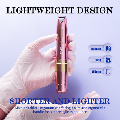 Dragonhawk Wireless Tattoo Pen Machine With 2.2MM-3.2MM Adjustable Strokes Permanent Makeup | Mast P60 (With RCA adapter)