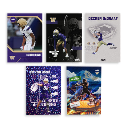 University of Washington Football 2025 Trading Cards - Single Pack