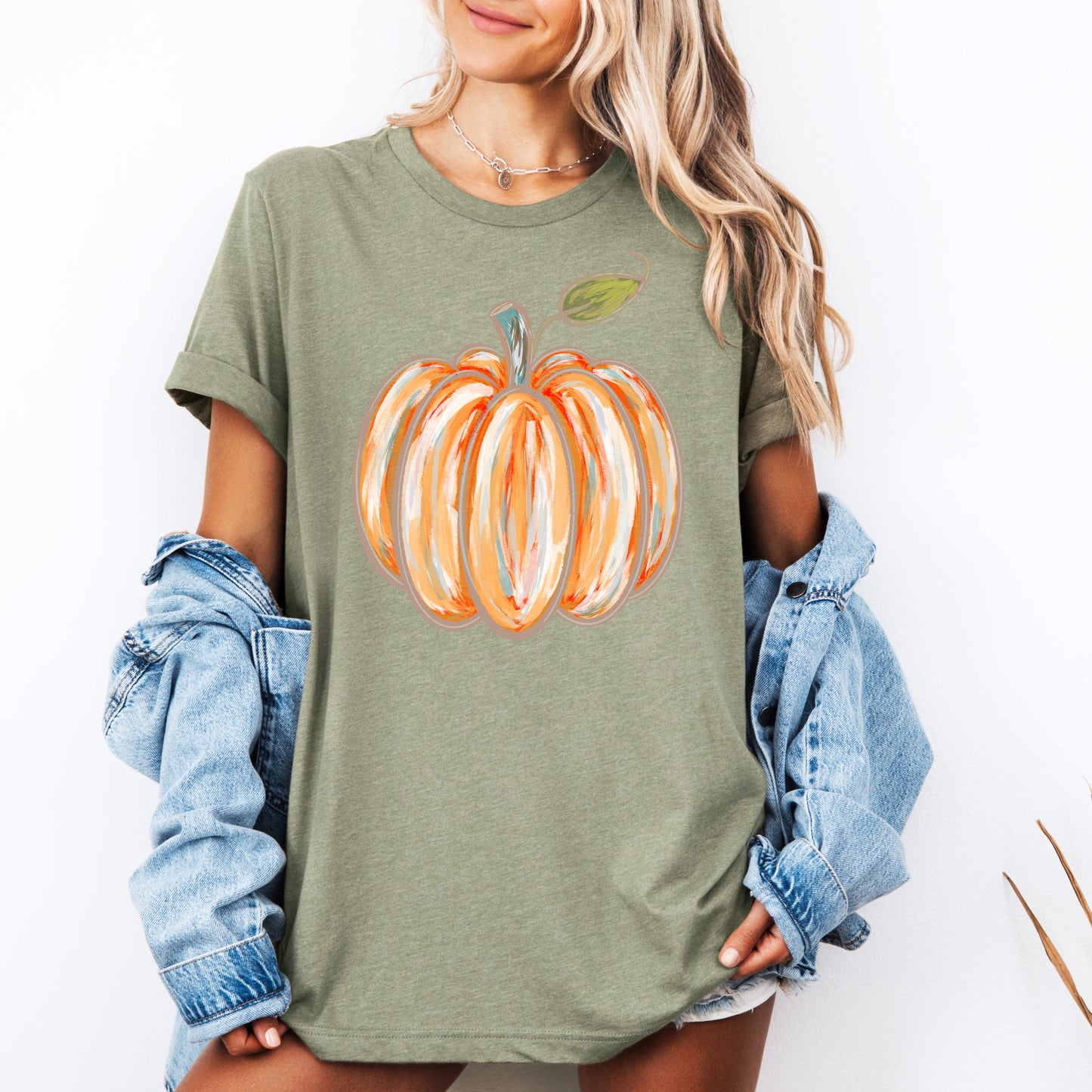 Watercolor Pumpkin, Halloween, Autumn, Fall, Tshirt