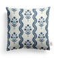 Wavy Floral Pillow Cover | Featuring Fiesta Colorway