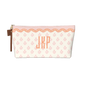 Wavy Block Print Cosmetic Bag