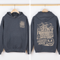 We Dare You To Visit The Haunted House, Spooky, Halloween, Pumpkin, Graphic Hoodie, Hooded Sweatshirt