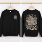 We Dare You To Visit The Haunted House, Spooky, Halloween, Pumpkin Sweatshirt