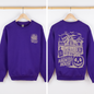 We Dare You To Visit The Haunted House, Spooky, Halloween, Pumpkin Sweatshirt