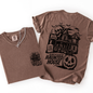 We Dare You To Visit The Haunted House, Spooky, Halloween, Pumpkin, Comfort Colors T-Shirt