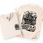 We Dare You To Visit The Haunted House, Spooky, Halloween, Pumpkin, Comfort Colors T-Shirt