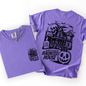 We Dare You To Visit The Haunted House, Spooky, Halloween, Pumpkin, Comfort Colors T-Shirt