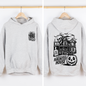 We Dare You To Visit The Haunted House, Spooky, Halloween, Pumpkin, Graphic Hoodie, Hooded Sweatshirt