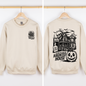 We Dare You To Visit The Haunted House, Spooky, Halloween, Pumpkin Sweatshirt