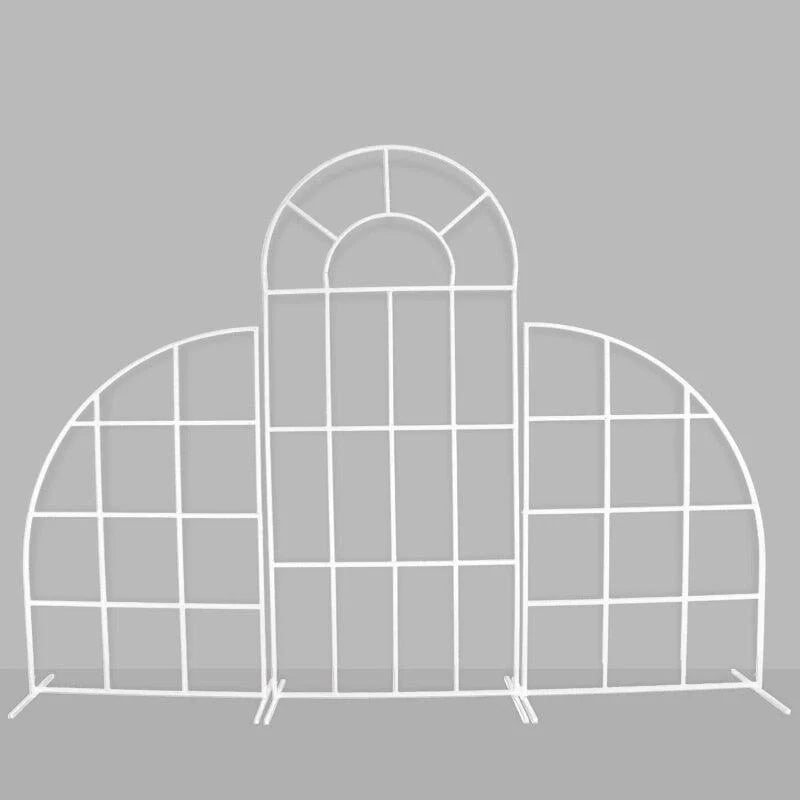 Wedding Backdrop Grid Arch  Flower Stand