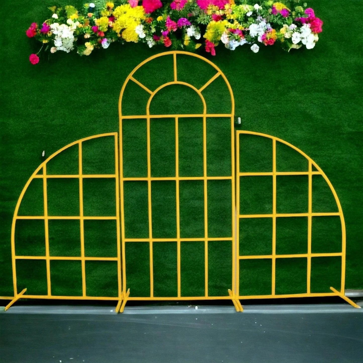 Wedding Backdrop Grid Arch  Flower Stand