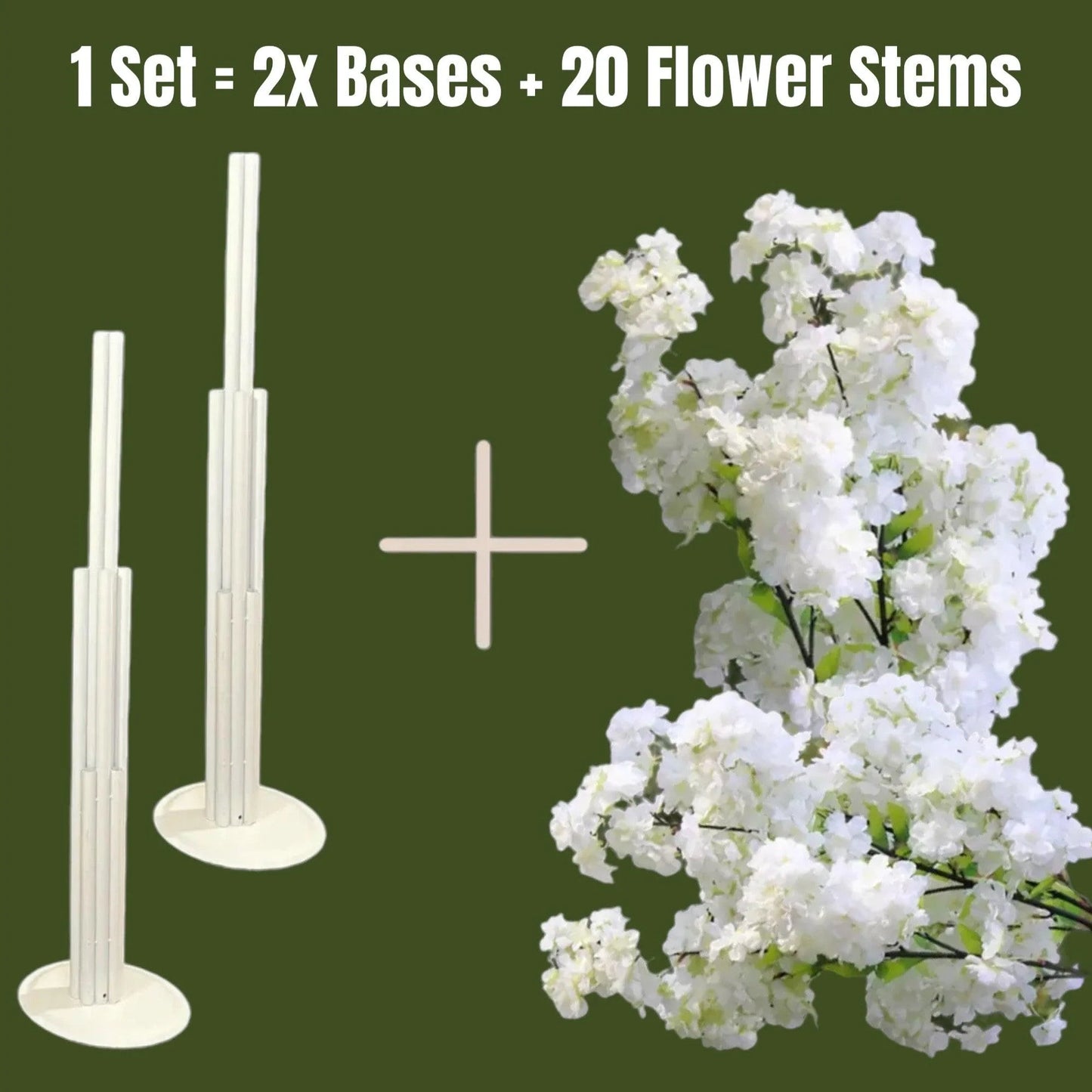 Wedding Cherry Flower Tree Centerpieces 2-Pack