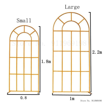 Wedding Grid Window Screen Arch Backdrop Stand