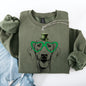 Weimaraner, Adorable Dog, St Patrick's Day, Lucky, Irish Sweatshirt