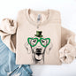 Weimaraner, Adorable Dog, St Patrick's Day, Lucky, Irish Sweatshirt