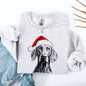 Weimaraner, Santa, Dog, Christmas, Dog Lover, Pet Sweatshirt