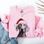 Weimaraner, Santa, Dog, Christmas, Dog Lover, Pet Sweatshirt