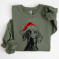 Weimaraner, Santa, Dog, Christmas, Dog Lover, Pet Sweatshirt