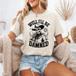 Well I'll Be Damned, Skeleton, Funny, Halloween, Tshirt