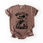 Well I'll Be Damned, Skeleton, Funny, Halloween, Comfort Colors T-Shirt
