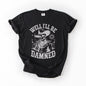 Well I'll Be Damned, Skeleton, Funny, Halloween, Comfort Colors T-Shirt