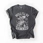 Well I'll Be Damned, Skeleton, Funny, Halloween, Comfort Colors T-Shirt